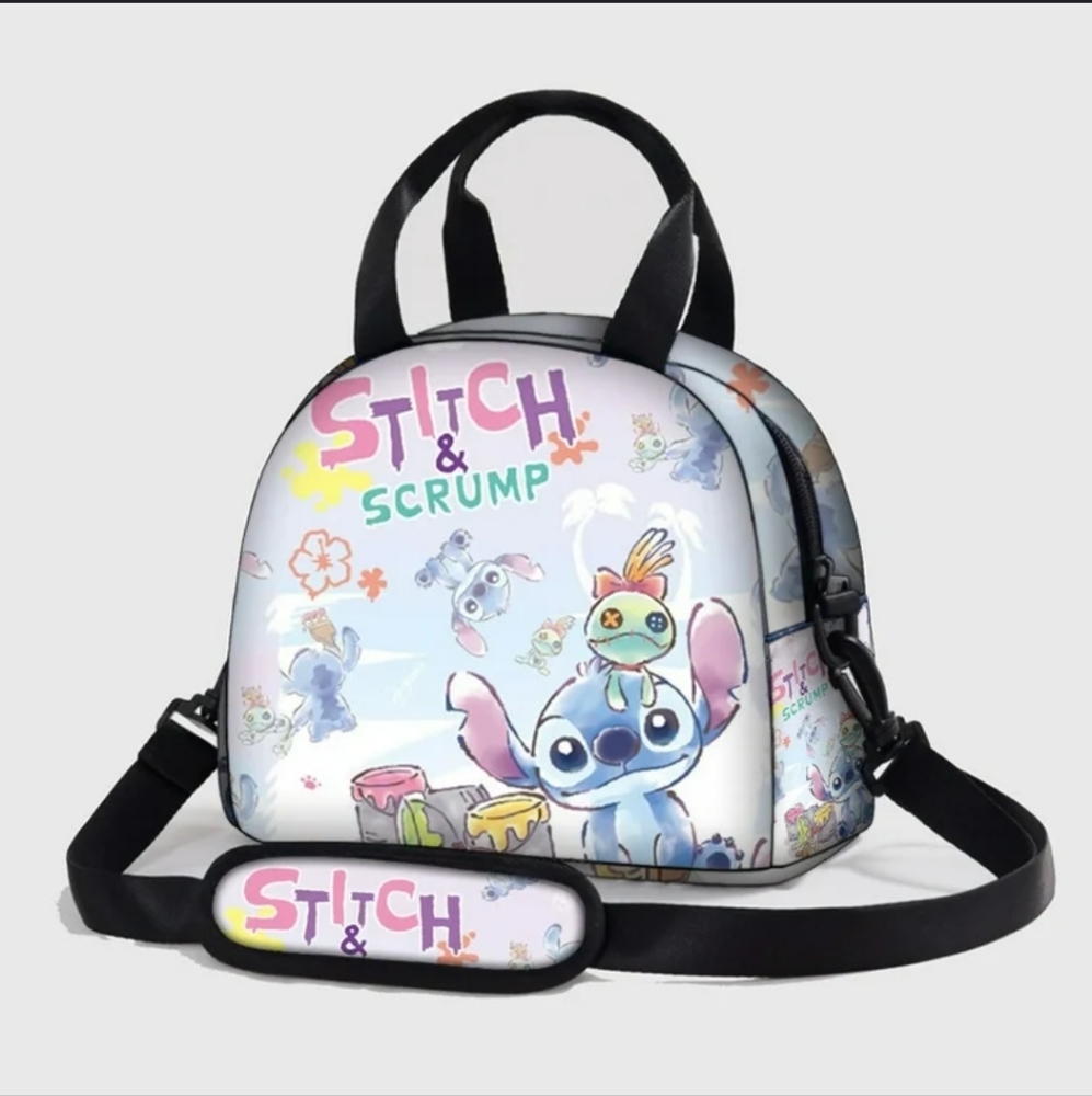 Stitch Anime Lunch Bag Reusable Lunch Tote Bag Waterproof Insulated Lunch Tote